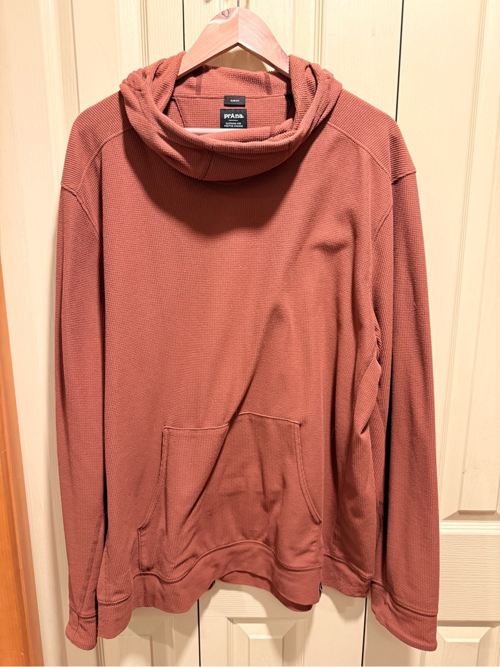 Prana Men's Rust Hooded Lightweight Pullover